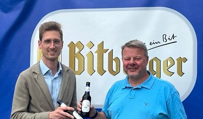 Der Wuppertaler SV und Bitburger verlängern Sponsoringvertra